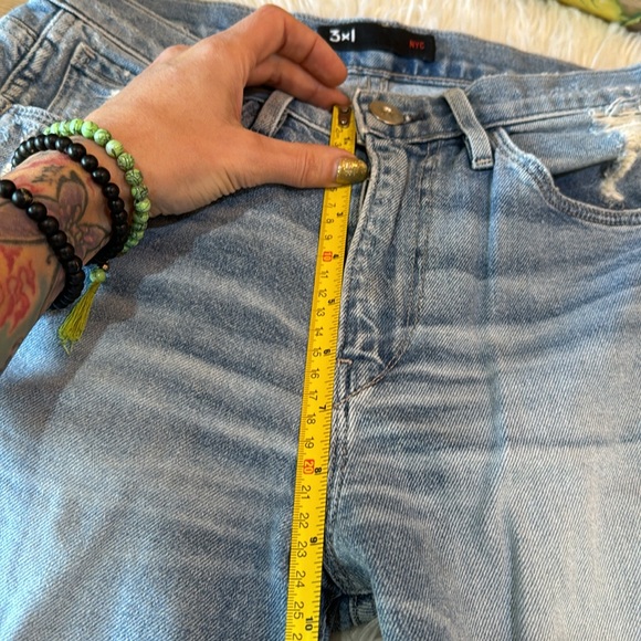 3x1 NYC distressed capri jeans - Picture 12 of 12